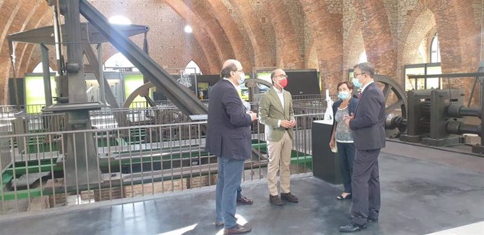 Ortega visita el museo de la siderurgia