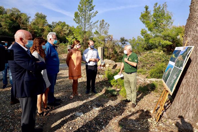 Visita de la presidenta del Govern, Francina Armengol, y del conseller de Medio Ambiente, Miquel Mir, a las zonas afectadas por el temporal del 29 de agosto.