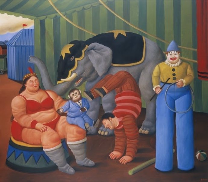 Una de las obras de la muestra 'Botero. 60 años de pintura'
