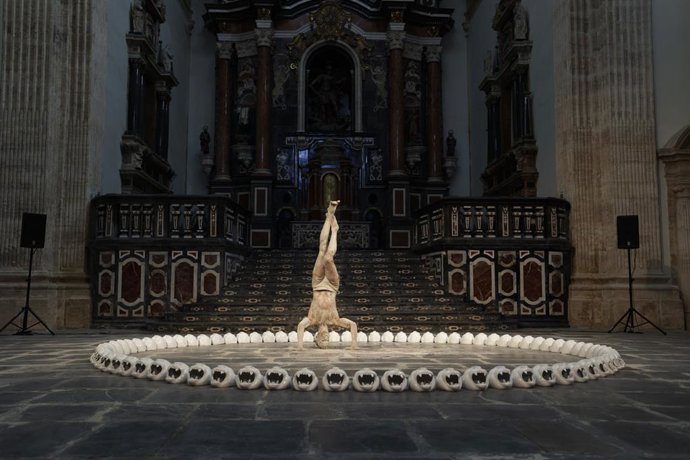 Breve muestra de Rito ofrecida por uno de sus bailarines, Sebastian Rowinsky, en San Miguel de los Reye