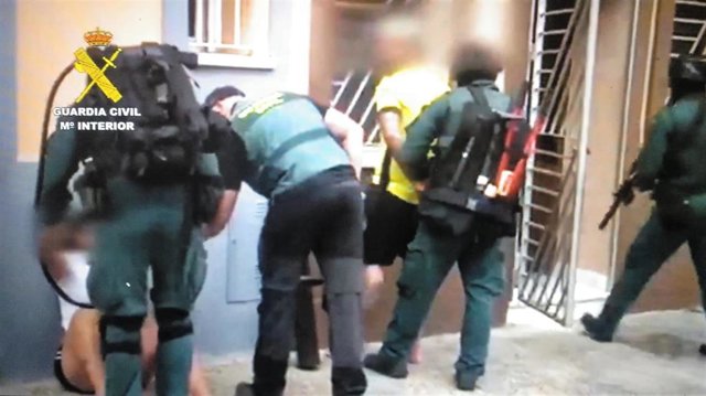 Imagen de detenciones en la operación contra el Clan de los Castañas