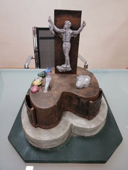 Boceto del monumento en honor a Sebastián Palomo Linares