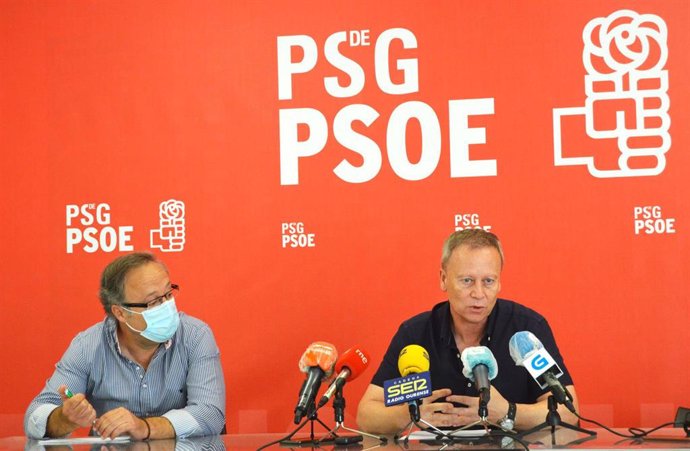 Rueda de prensa del PSOE en Ourense.
