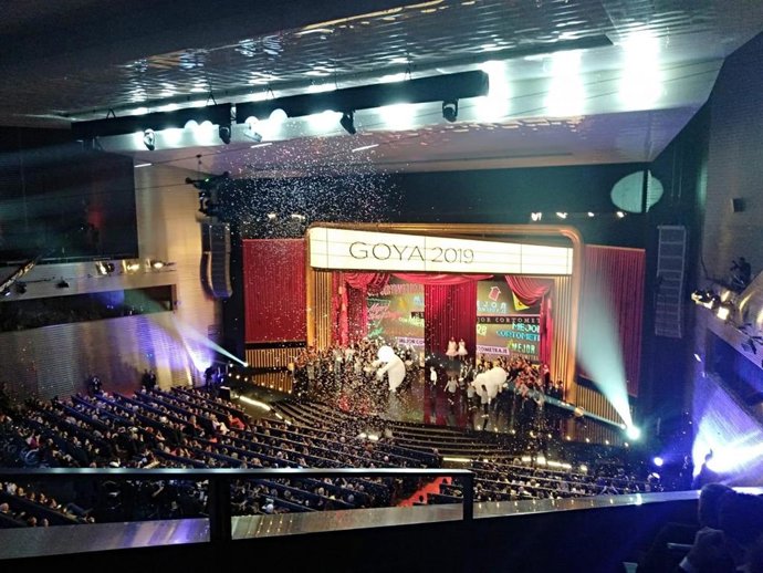 Celebración de los Premios Goya en Sevilla en 2019