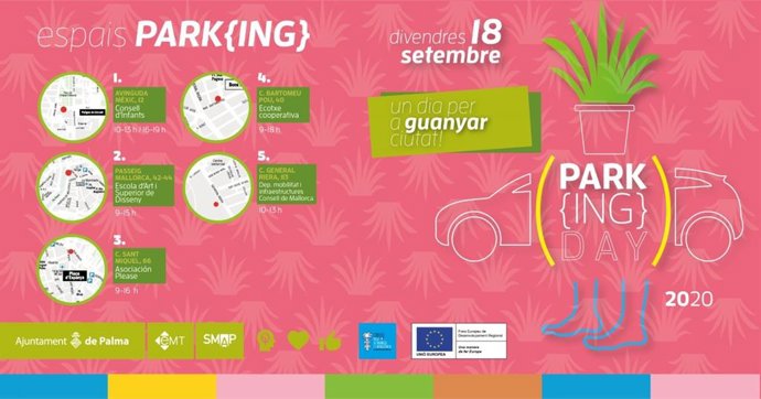 Cartel del Park(ing)Day de Palma 2020