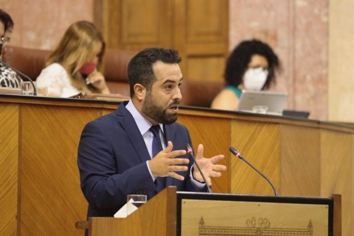 El portavoz adjunto de Ciudadanos (Cs) en el Parlamento andaluz, Fran Carrillo, en una foto de archivo.
