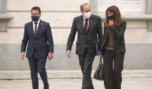 Vista pública en el Tribunal Supremo (TS) para revisar la condena a Torra