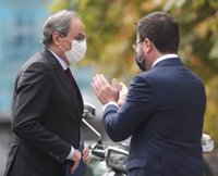 La defensa de Torra defensa davant el TS que l'absolgui d'una condemna "per tres paraules en una pancarta"