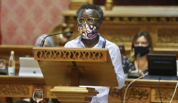 El portavoz de MÉS en el Consell de Mallorca, Guillem Balboa, en el Debate de Política General.