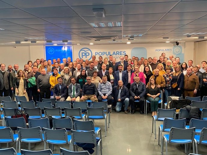 Reunión del presidente del PP de Granada, Pablo García, con alcaldes y portavoces en la provincia