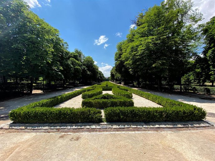 Interior del parque de El Retiro, en Madrid. 