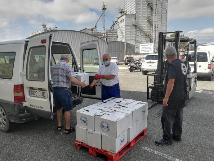 El Banco de Alimentos de Navarra reparte en los próximos días 177.000 kilos de a