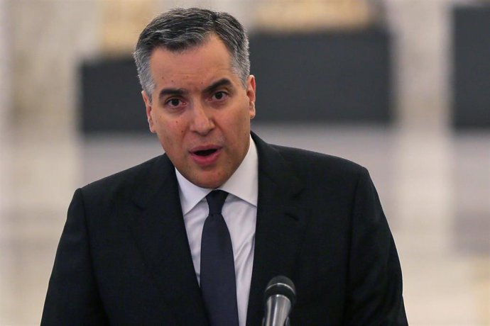 El primer ministro designado de Líbano, Mustafá Adib