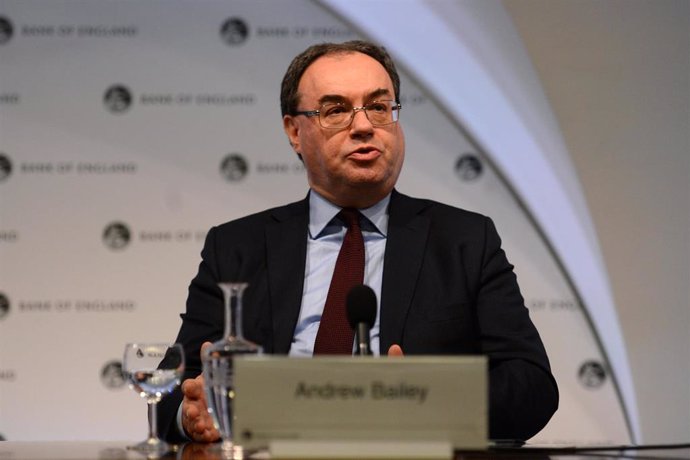 25 February 2019, England, London: Chief Executive of the Financial Conduct Authority Andrew Bailey speakS during a press conference at the Bank of England. Photo: Kirsty O'connor/PA Wire/dpa