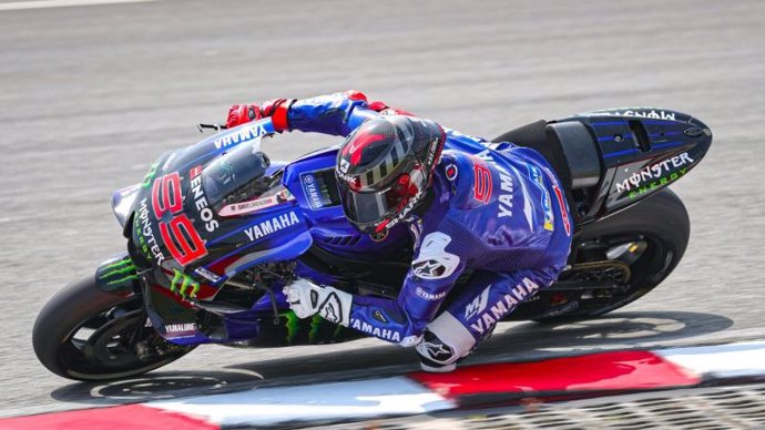 El piloto probador de Yamaha Jorge Lorenzo en el 'shakedown' de Malasia de este 2020