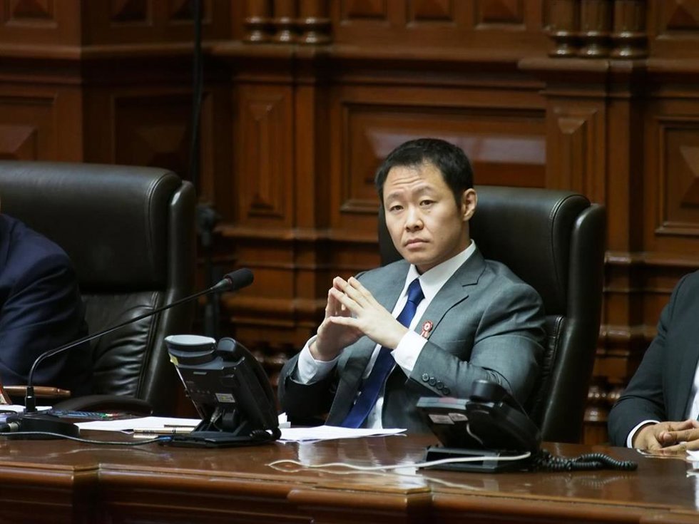 El excongresista del partido político peruano Fuerza Popular, Kenji Fujimori.