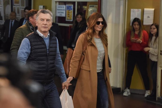 El expresidente de Argentina Mauricio Macri y su esposa Juliana Awada, en una foto de archivo.