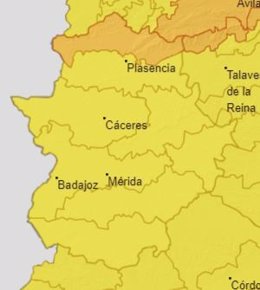 Alertas en Extremadura para el 18 de septiembre