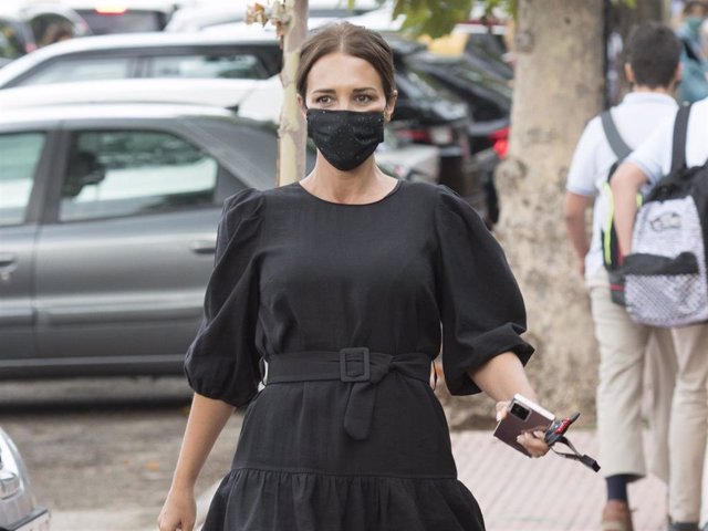 Paula Echevarría ha acompañado a su hija Daniella al colegio el primer día de clase de la pequeña