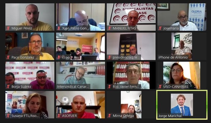 Reunión virtual de patronales turísticas y sindicatos para exigir los corredores turísticos