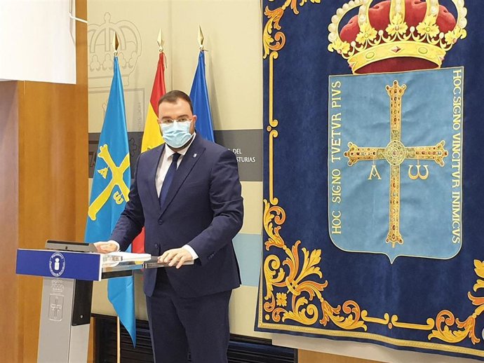 El presidente del Principado de Asturias, Adrián Barbón.