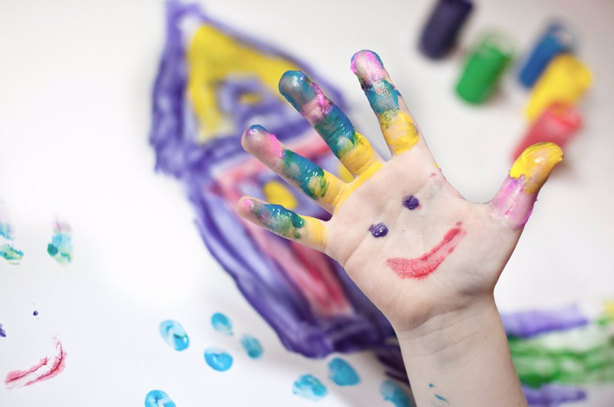 Los mejores juegos de pintura de dedos para niños y niñas