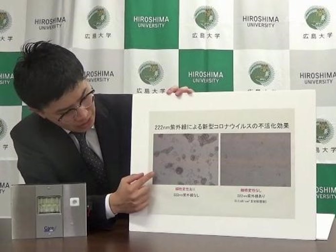 Investigadores japoneses descubren que un tipo de luz ultravioleta logra matar al coronavirus