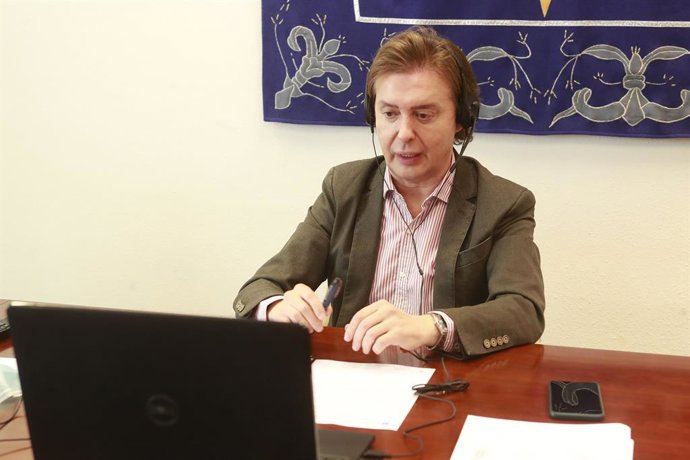 Fotos Xunta. Videoconferencia Fundación Galicia Europa.