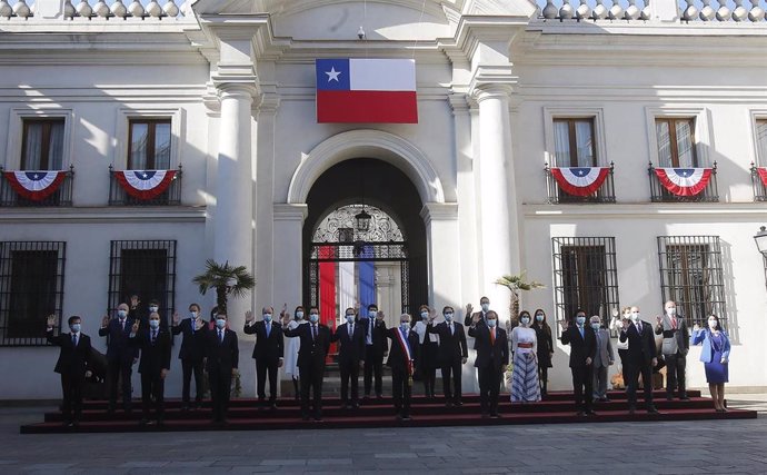 Reunión de Sebastián Piñera con sus ministros