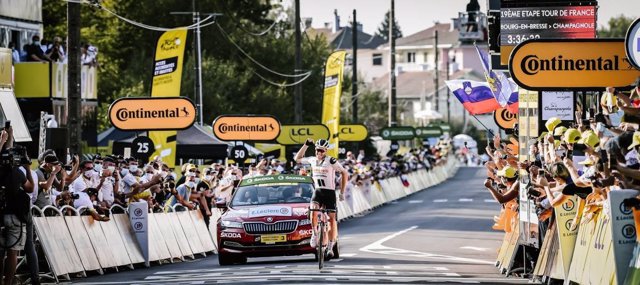 Soren Kragh Andersen (Sunweb), ganador de la etapa 19 del Tour de Francia 2020