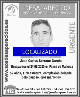 Imagen de la alerta de búsqueda, ahora desactivada.