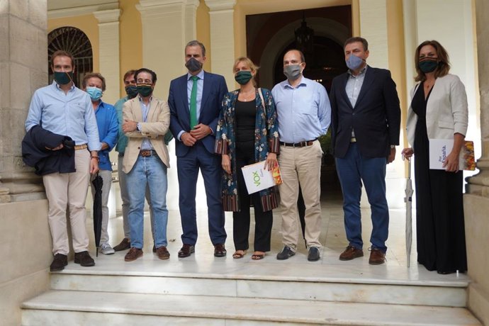 Javier Ortega Smith, este viernes en Sevilla