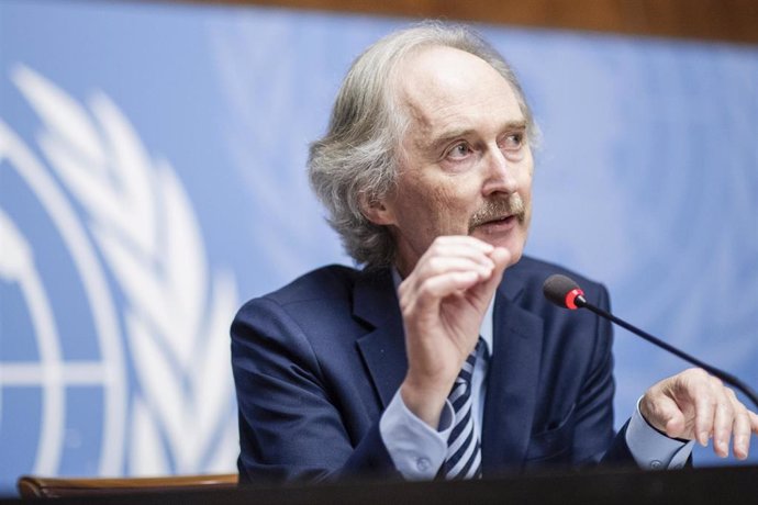 El enviado especial de la ONU para Siria, Geir Pedersen