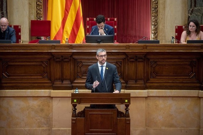 El conseller de Acción Exterior, Relaciones Institucionales y Transparencia, Bernat Solé.