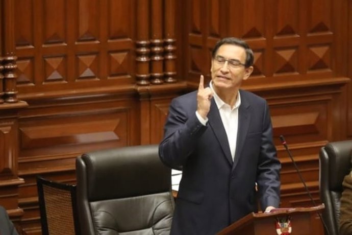 El presidente de Perú, Martín Vizcarra