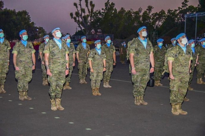 Llegada a Almería de efectivos de la Legión (Foto de archivo).