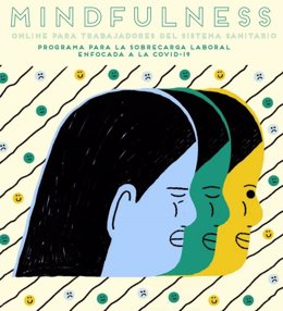 Cartel del curso de 'Mindfulness' para personal de Sacyl.