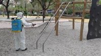 Ayuntamiento de Murcia utiliza desde abril 1,2 millones de litros de hipoclorito de sodio para limpiar zonas infantiles