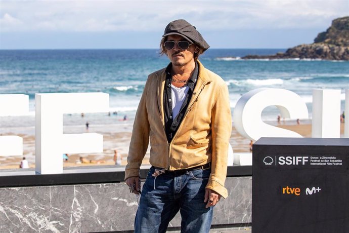 Johnny Depp durante la presentación de la película 'Crock of Gold A few rounds with Shane Macgowan' en el Festival de San Sebastián, a 20 de septiembre de 2020.