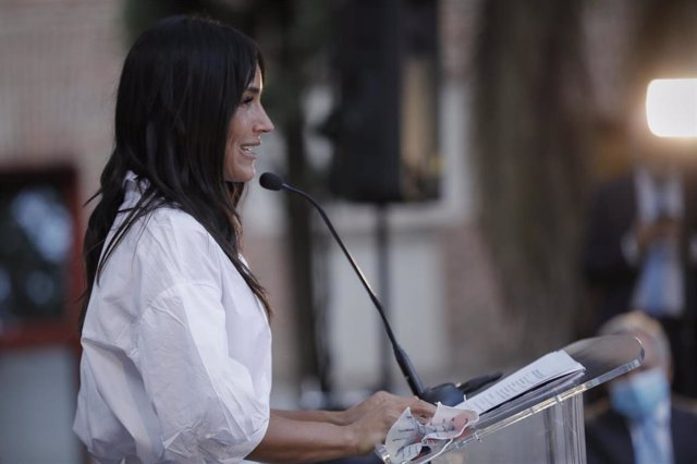 La vicealcaldesa de Madrid, Begoña Villacís, asiste a la recepción con motivo del Año Nuevo Judío y a la entrega del Premio 'Corona de Esther' a Enrique Barón Crespo, en el Centro Sefarad, Madrid (España), a 16 de septiembre de 2020.