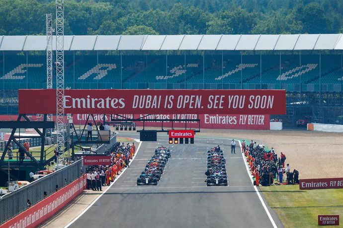 Parrilla de salida en la F1