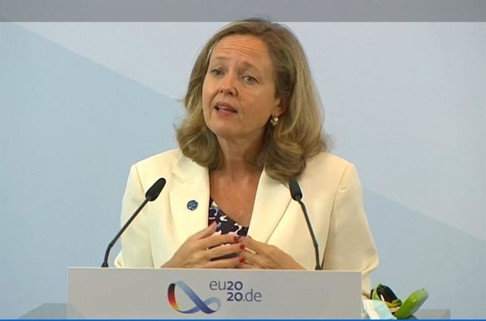 La vicepresidenta tercera y ministra de Asuntos Económicos, Nadia Calviño.