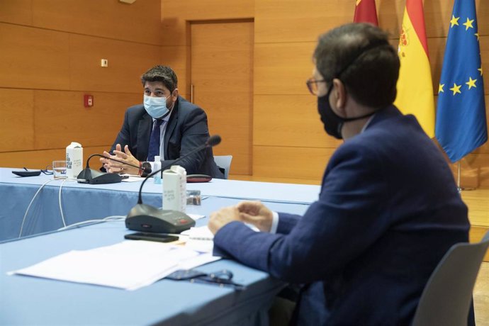 López Miras y Villegas, en la reunión del Comité de Seguimiento Covid-19