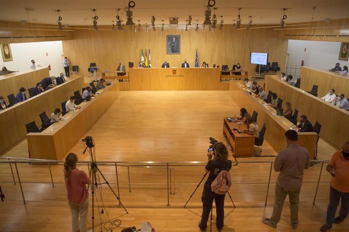 Pleno extraordinario de la Diputación de Málaga