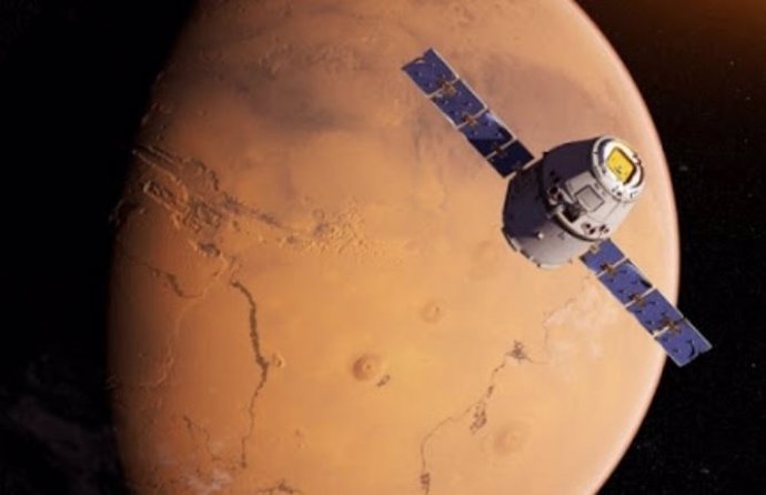 Maniobra orbital de la sonda china a Marte, que cumple 60 días de viaje