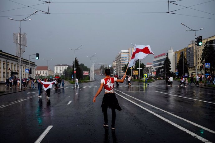 Protestes contra Aleksandr Lukaixenko a Minsk