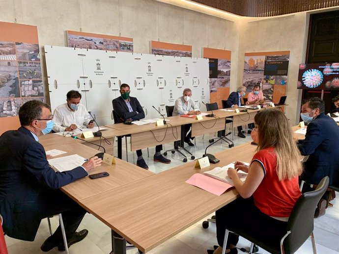 Reunión de la Junta de Portavoces del Ayuntamiento de Murcia celebrada el 21 de septiembre de 2020