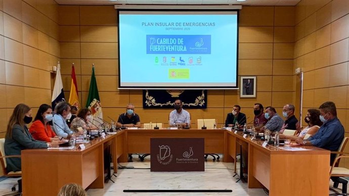 Reunión del comité de emergencia sanitaria de Fuerteventura