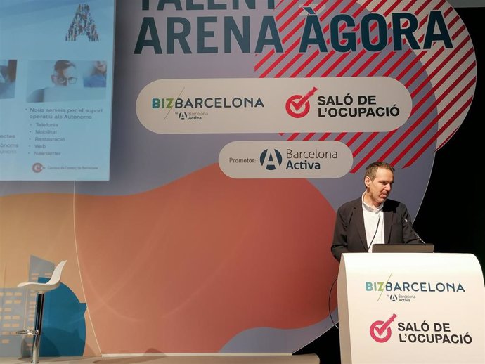 El responsable del programa 'Cambra X Autnoms', Jordi Martí, en el BizBarcelona.