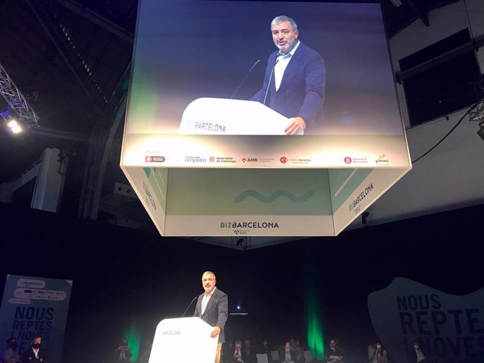 El primer teniente de alcalde en su conferencia 'Barcelona: revolución del talento' en el marco del Bizbarcelona